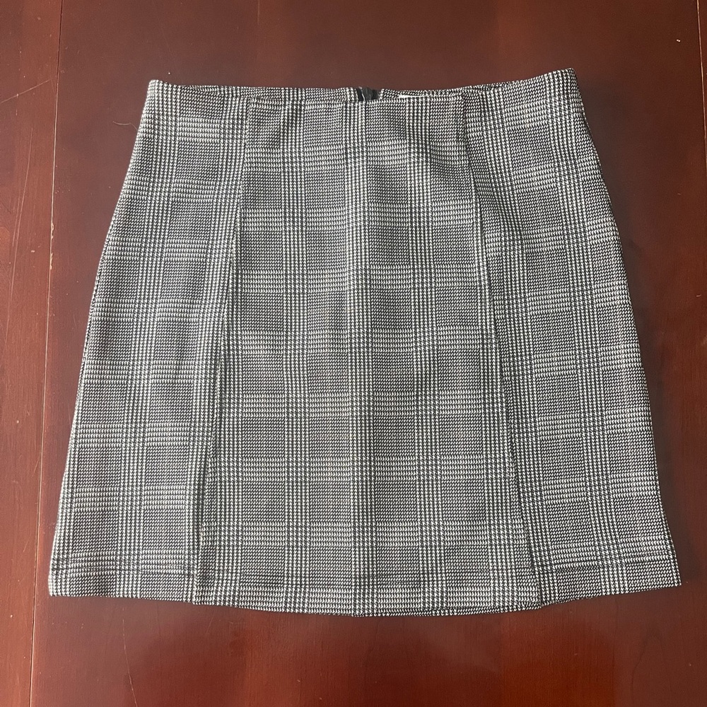 Black and White Mini Skirt